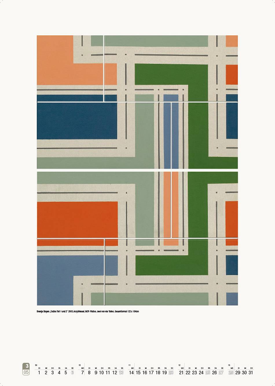 Kunstpartner Kalender 2005 E