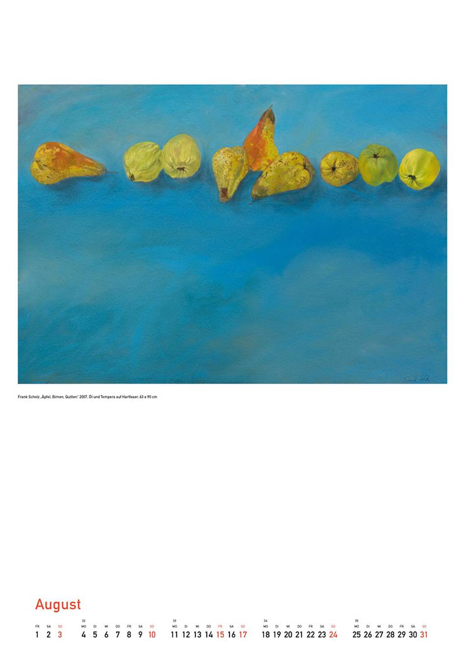 Kunstpartner Kalender 2008 Seite J