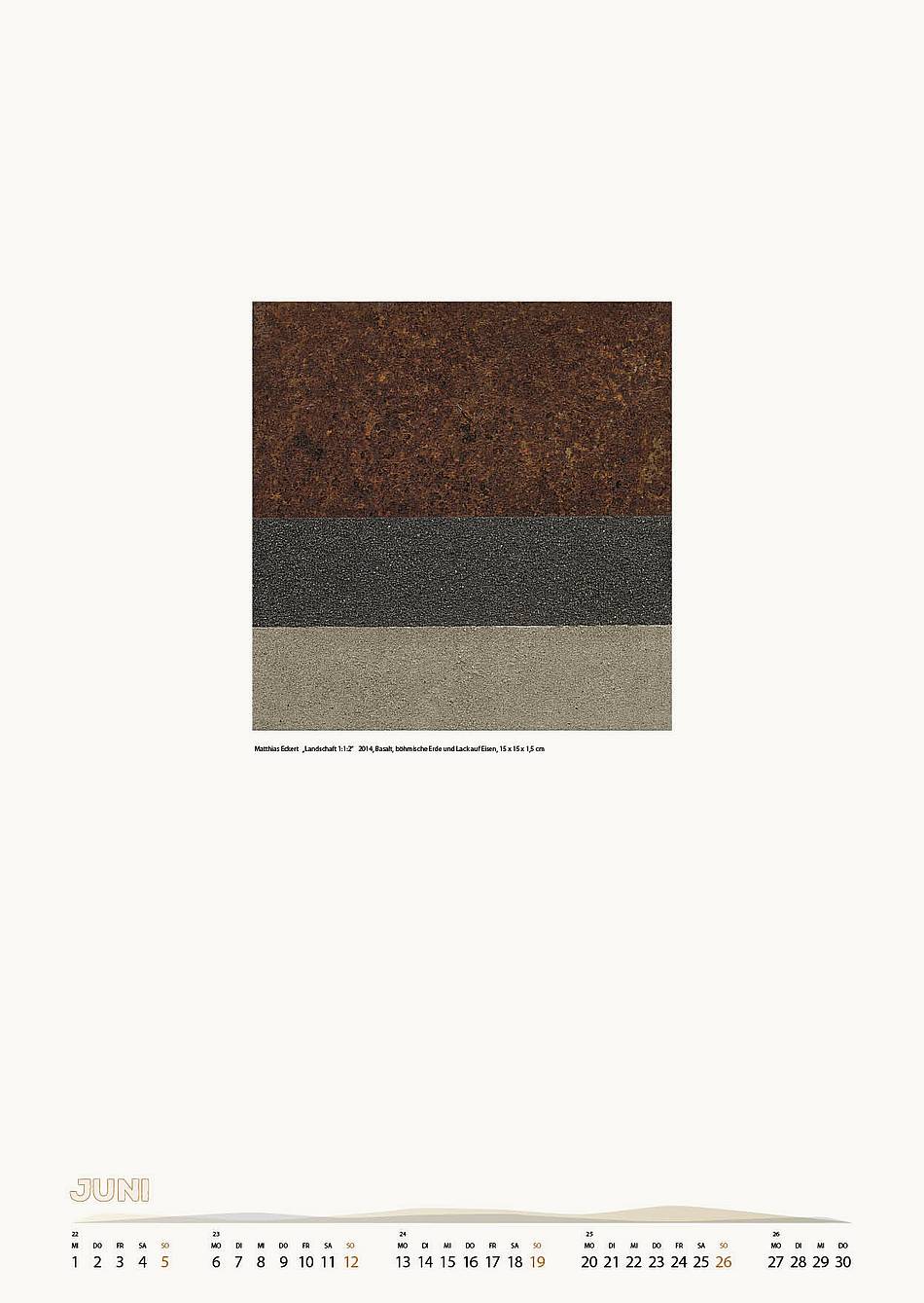 Kunstpartner Kalender 2016 H