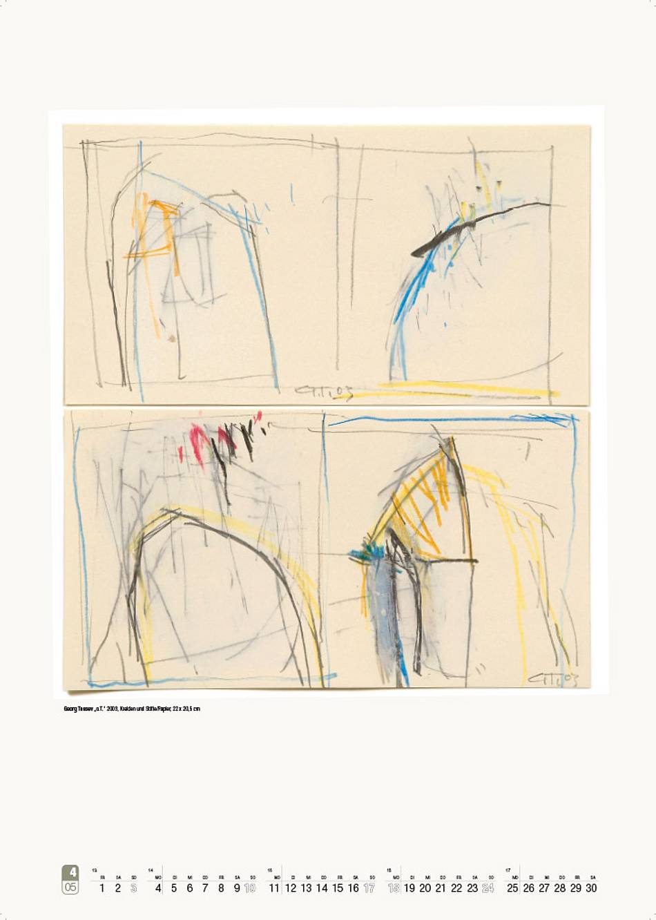 Kunstpartner Kalender 2005 F