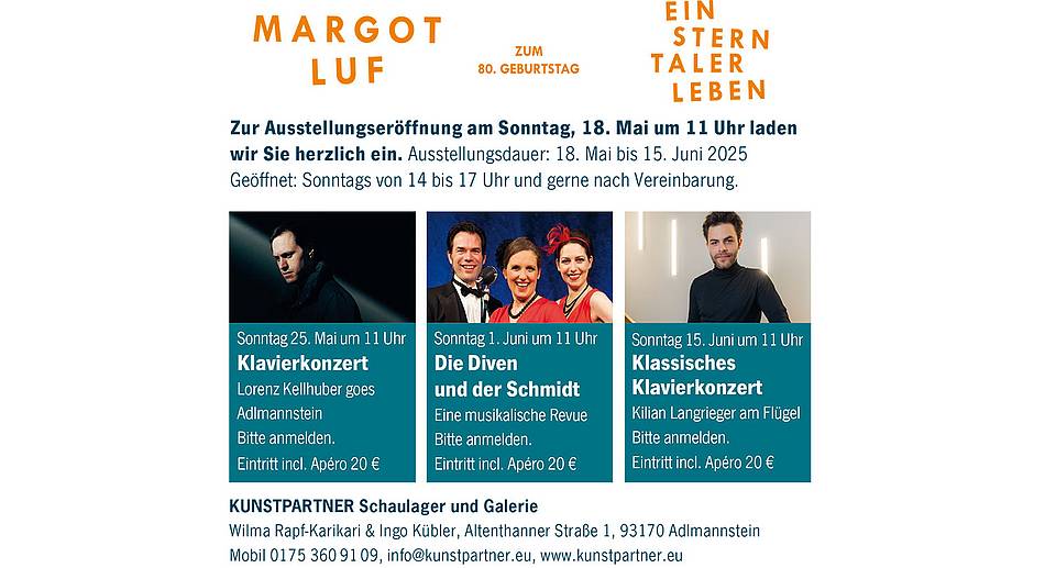 Ausstellung Margot Luf – Ein Stern Taler Leben