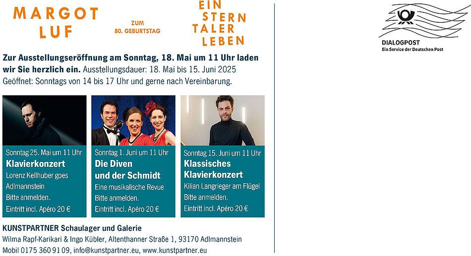 Ausstellung Margot Luf – Ein Stern Taler Leben