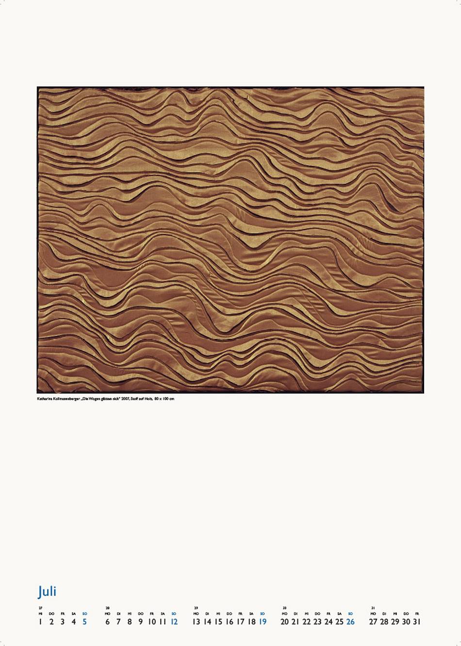 Kunstpartner Kalender 2009 I